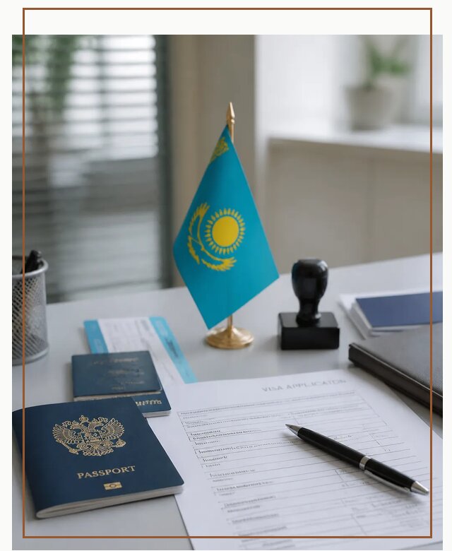 Оформление визы в Казахстан для поездки и работы в Пензе