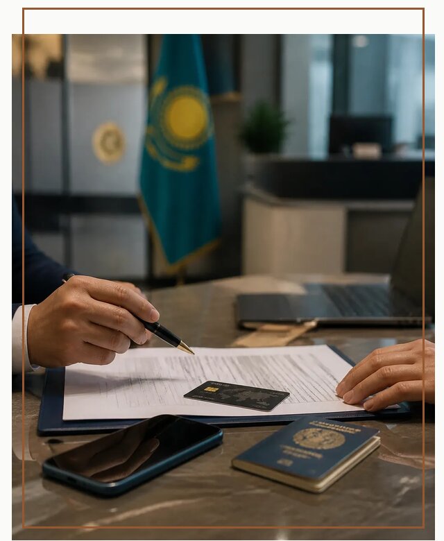 Открытие счета и банковской карты в Казахстане в Пензе